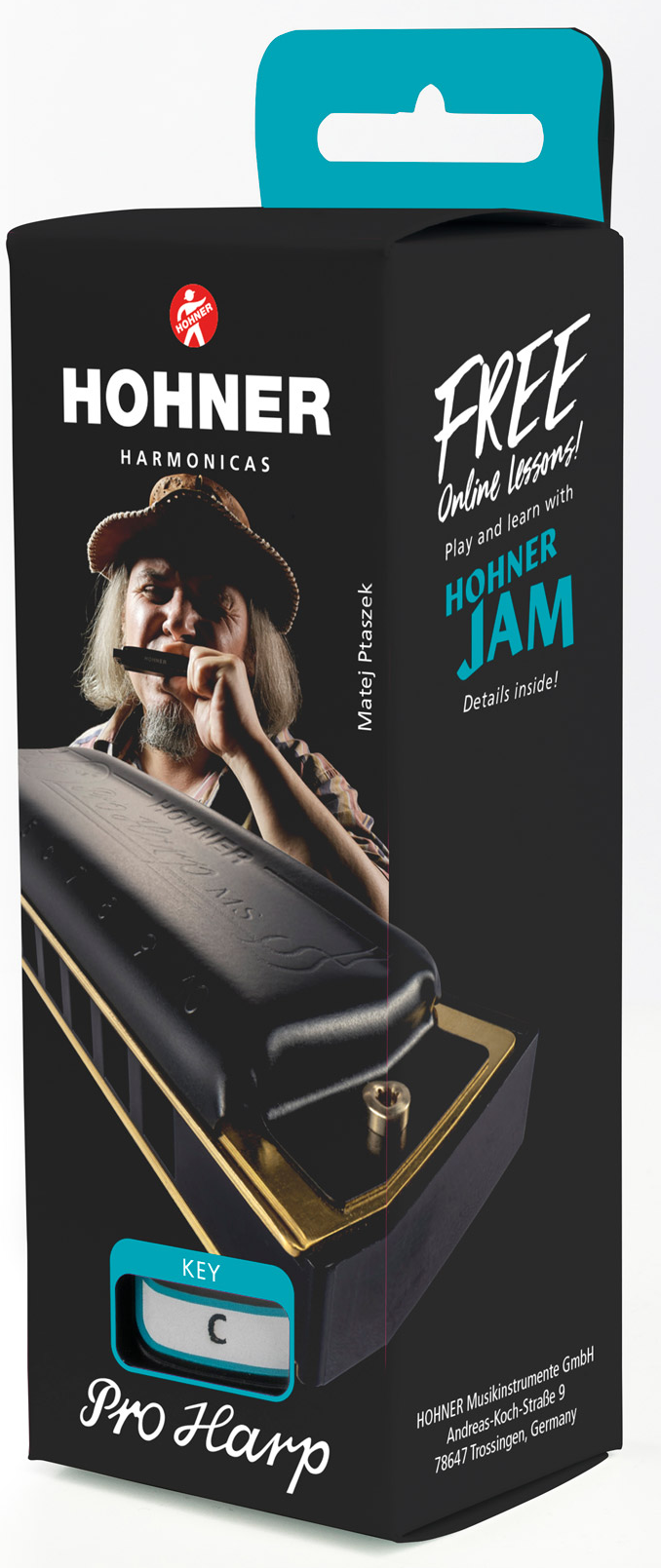 Hohner MS Series 562BXC Pro Harmonica - Key Of C