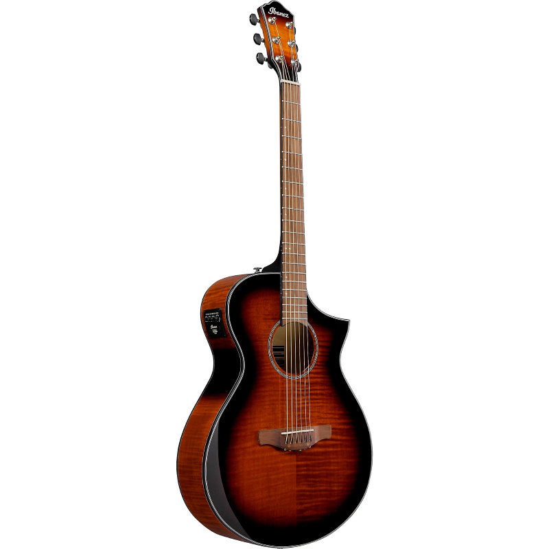 Ibanez AEWC400AMS Acoustic Electric Guitar - Amber Sunburst 2