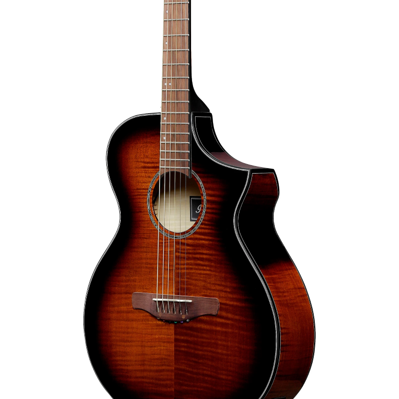 Ibanez AEWC400AMS Acoustic Electric Guitar - Amber Sunburst 5