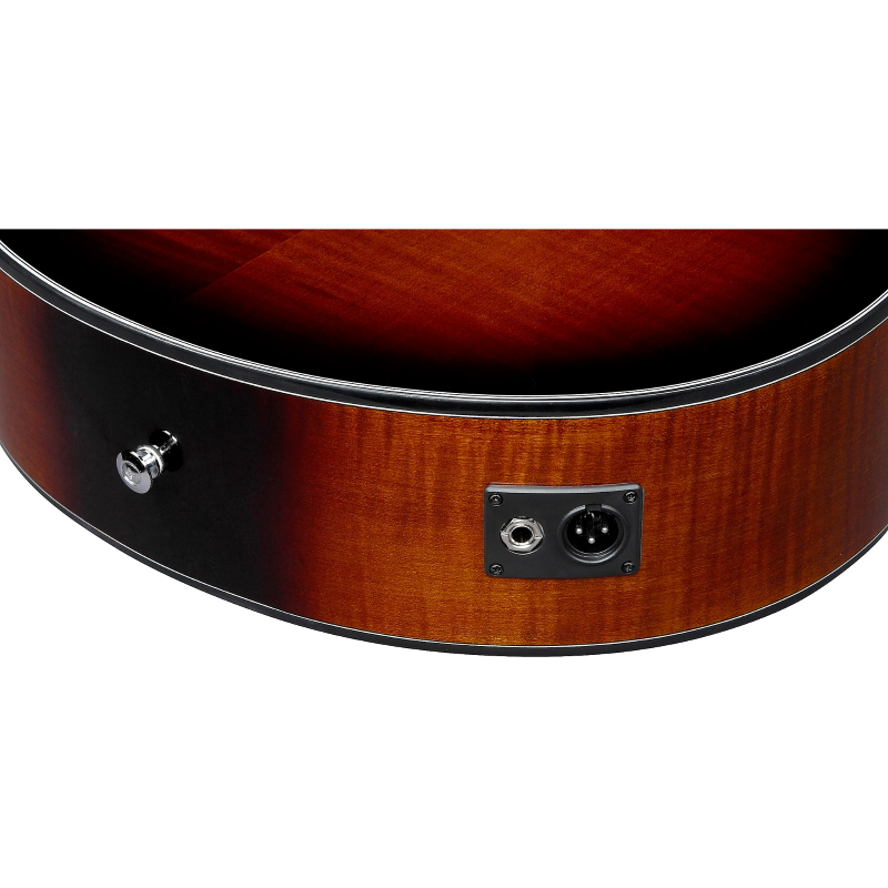 Ibanez AEWC400AMS Acoustic Electric Guitar - Amber Sunburst 8