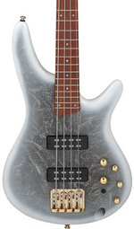 Ibanez SR300EDXFBM Electric Bass Guitar - Frozen Black Glacier Matte