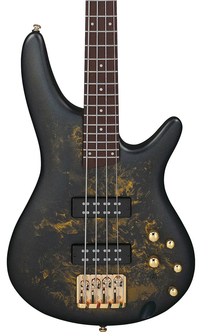 Ibanez SR300EDXFDM Electric Bass Guitar - Frozen Gold Matte