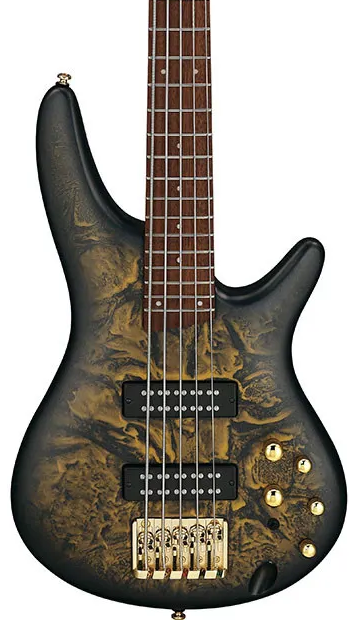 Ibanez SR305EDXFDM 5-String Electric Bass Guitar - Frozen Gold Matte