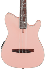 Ibanez TOD10NPAF Classic Acoustic Electric Guitar - Pearl Pink Flat