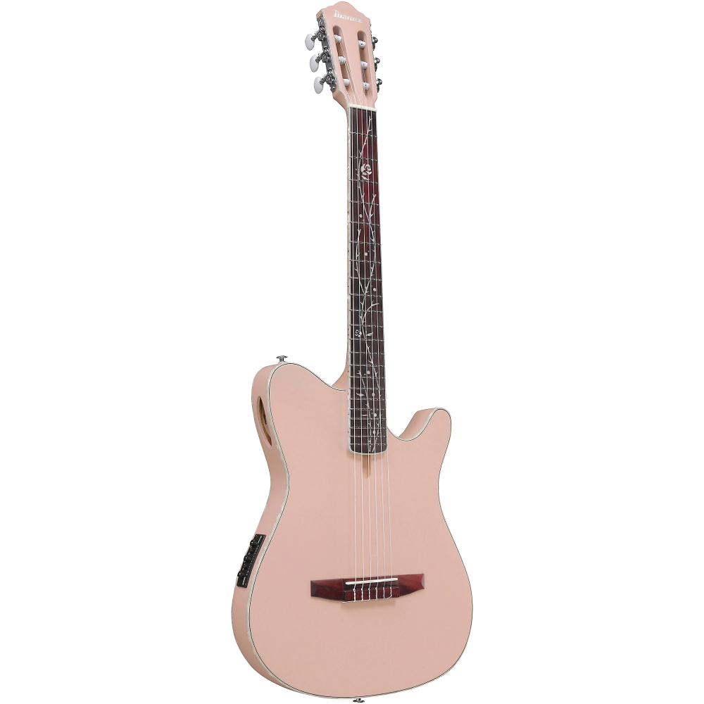 Ibanez TOD10NPAF Classic Acoustic Electric Guitar - Pearl Pink Flat 3