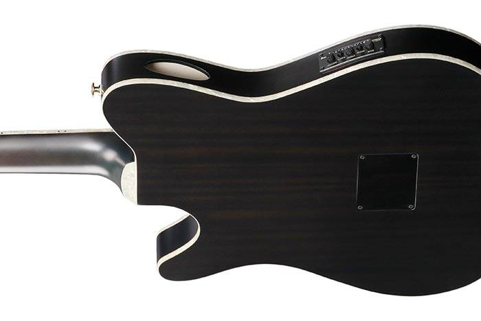 Ibanez TOD20FMNBFL Classic Acoustic Electric Guitar - Black Burst Fade 5