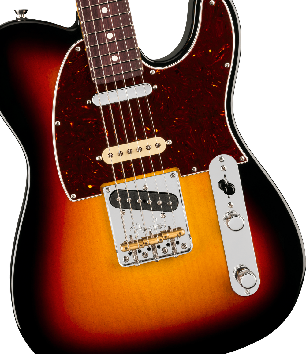 Fender American Professional Hot Shot Telecaster Electric Guitar - 3 Color Sunburst — Three quarter front 3