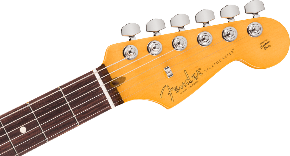Fender American Professional Stratocaster Electric Guitar - Dark Night headstock