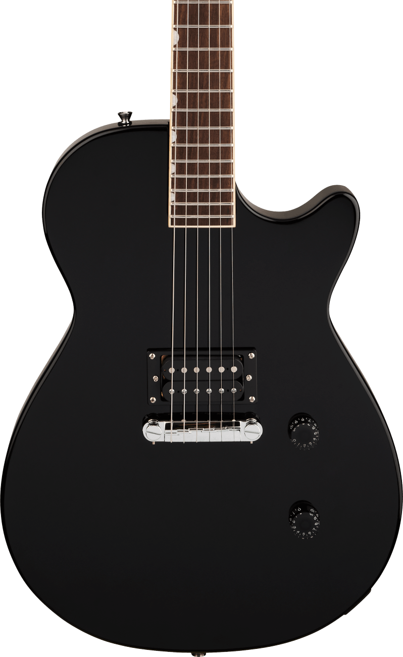Gretsch Streamliner Jet Club Electric Guitar - Jet Black — Three quarter front 1