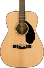 Fender CC-60S Concert Acoustic Guitar - Natural With Walnut Fretboard — Three quarter front 1