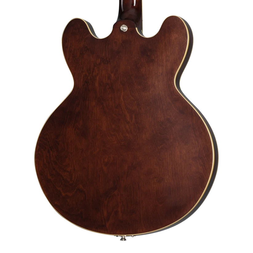 Epiphone Casino Hollowbody Electric Guitar - Vintage Sunburst — three-quarter back view