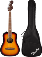 Fender California Standard Redondo Mini Acoustic Guitar - 3 Color Sunburst — Case or bag 1