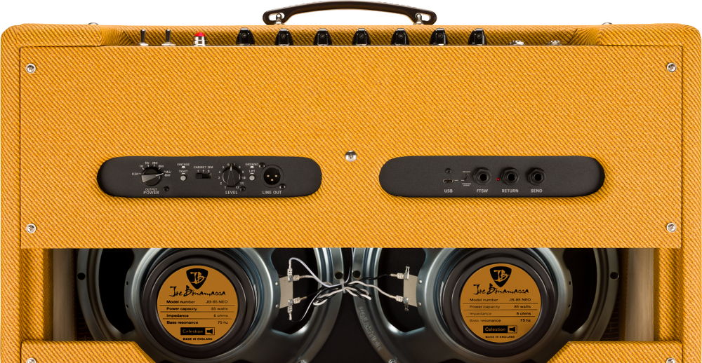 Fender Tone Master '59 Twin Joe Bonamassa Edition  - Tweed detail