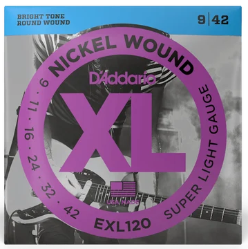 D'Addario EXL120 Electric Guitar Strings - Light