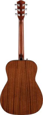 Fender CC-60S Concert Acoustic Guitar - Natural With Walnut Fretboard — back view
