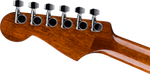 Fender California Standard Redondo Mini Acoustic Guitar - 3 Color Sunburst headstock, back