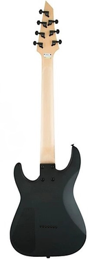 Jackson JS22-7 Dinky 7-string Electric Guitar - Satin Black — back view