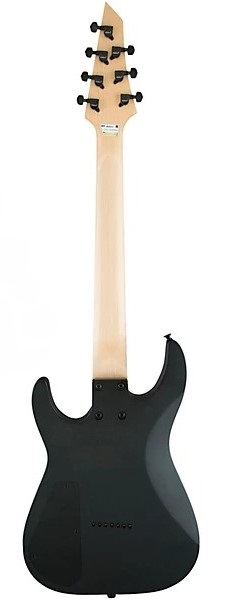 Jackson JS22-7 Dinky 7-string Electric Guitar - Satin Black — back view