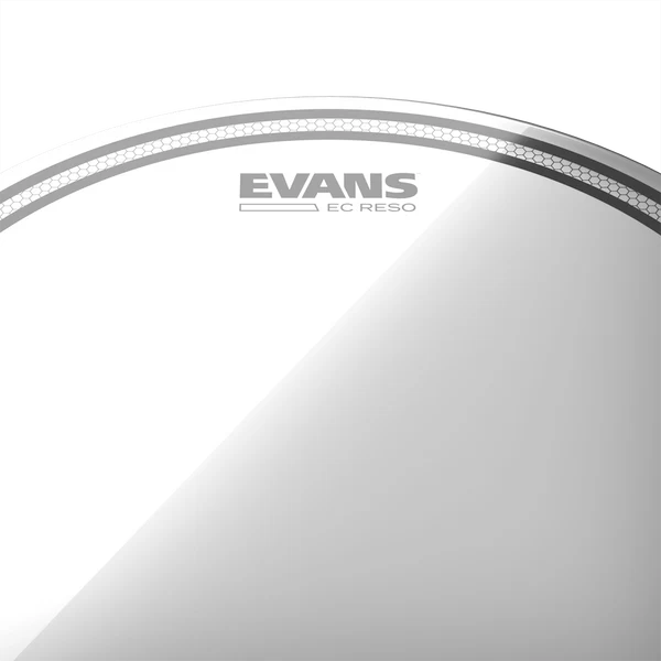Evans TT16ECR 16" Resonant Drum Head - Clear — three-quarter front view