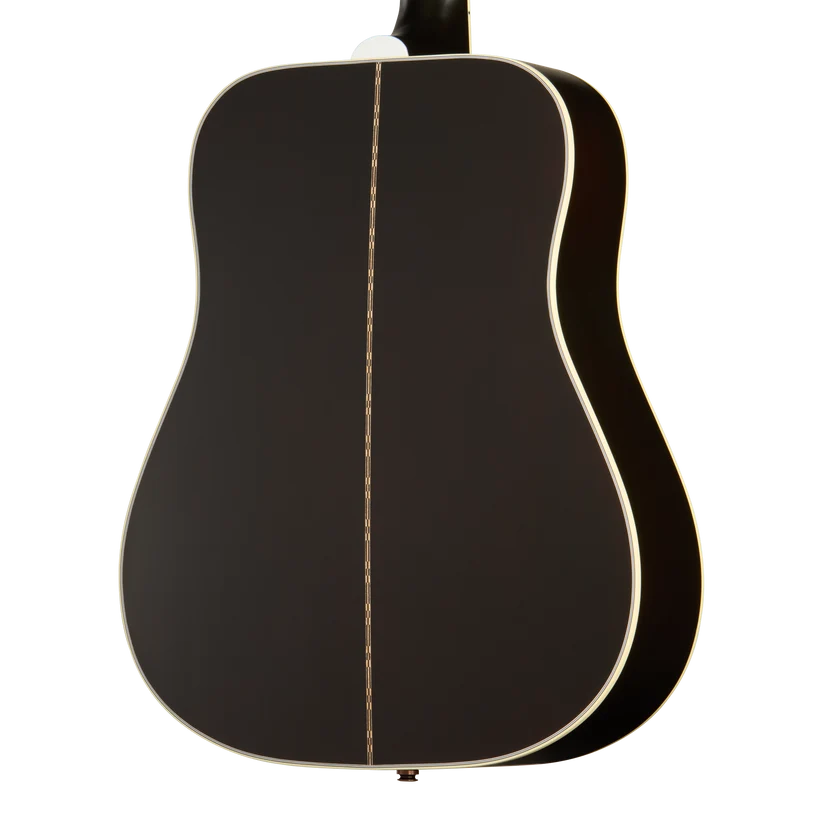 Gibson Dove Mahogany Acoustic Guitar - Satin Vintage Sunburst — three-quarter back view