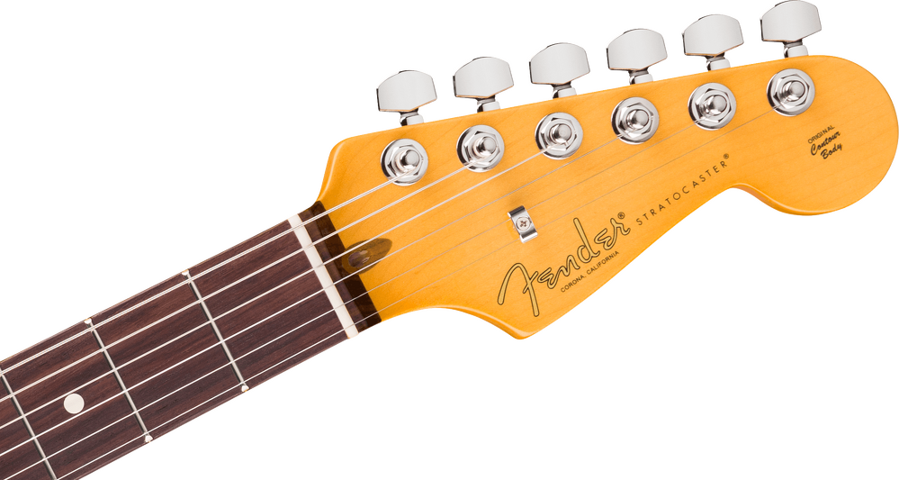 Fender American Professional Stratocaster HSS Electric Guitar - Dark Night headstock