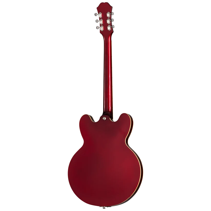 Epiphone Riviera Semi-Hollowbody Electric Guitar - Sparkling Burgundy — back view