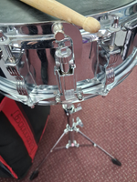 Used Ludwig LM2477rbr Snare Drum Kit with Rolling Case
