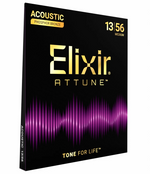 Elixir Attune Phosphor Bronze Acoustic Guitar Strings - Medium — front angle