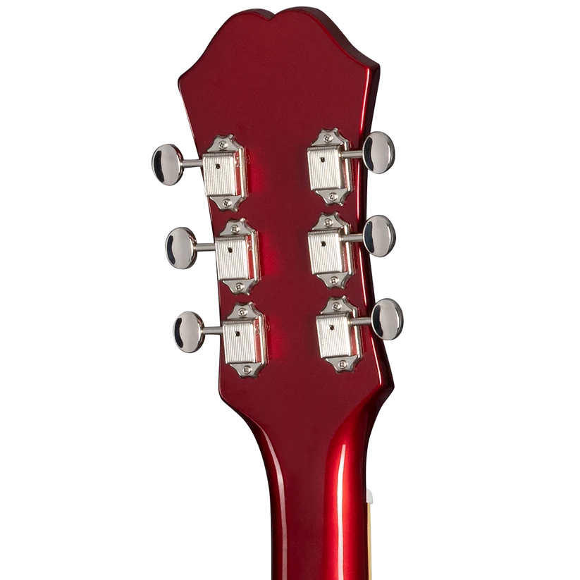 Epiphone Riviera Semi-Hollowbody Electric Guitar - Sparkling Burgundy headstock, back