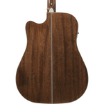 Ibanez Artwood AW391CE Acoustic-electric Guitar - Black High Gloss — three-quarter back view