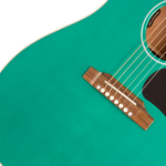 Gibson J-45 Standard Acoustic Electric Guitar - Translucent Teal — Detail 1
