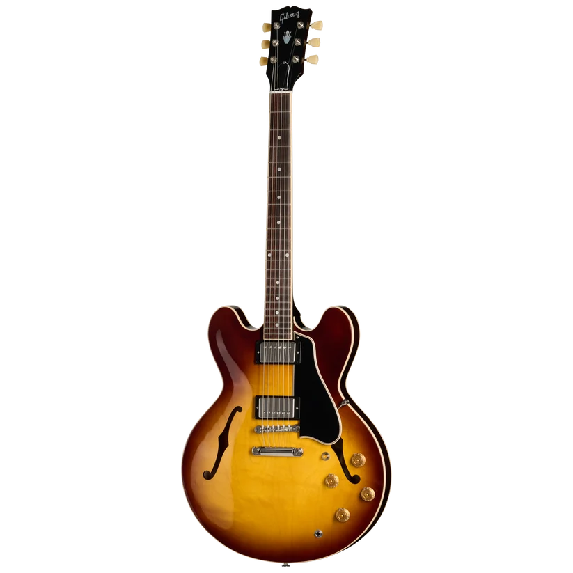 Gibson ES-335 '50s Semi-Hollowbody Electric Guitar - Vintage Tobacco Burst — front angle