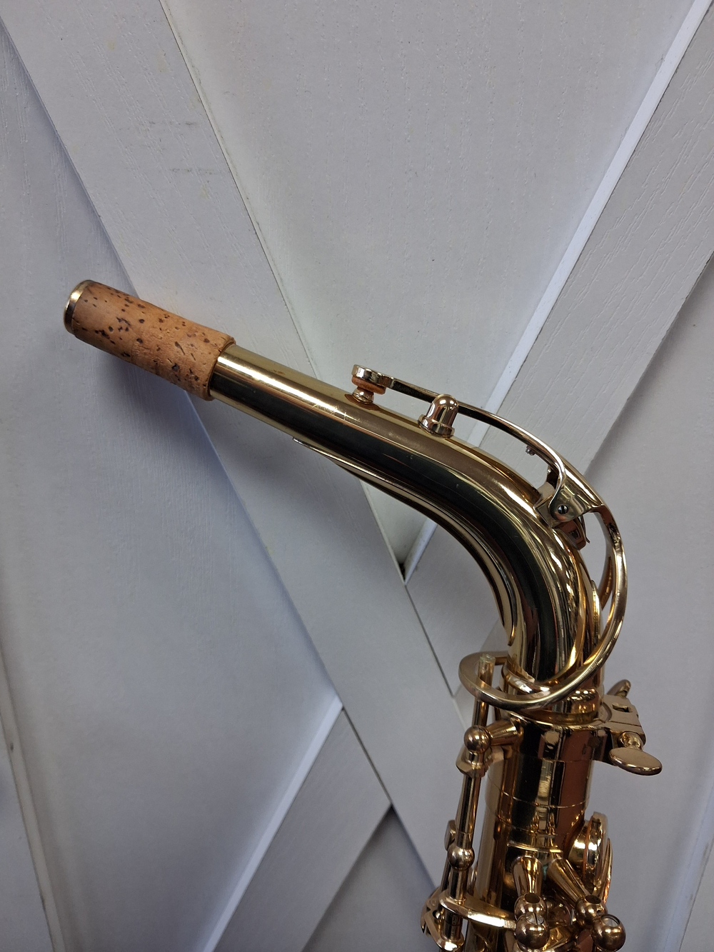 Used Alpine Model 6 Student Eb Alto Saxophone - With Case and Mouthpiece — Side 5