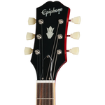 Epiphone ES-335 Left-Handed Semi-Hollowbody Electric Guitar - Cherry headstock