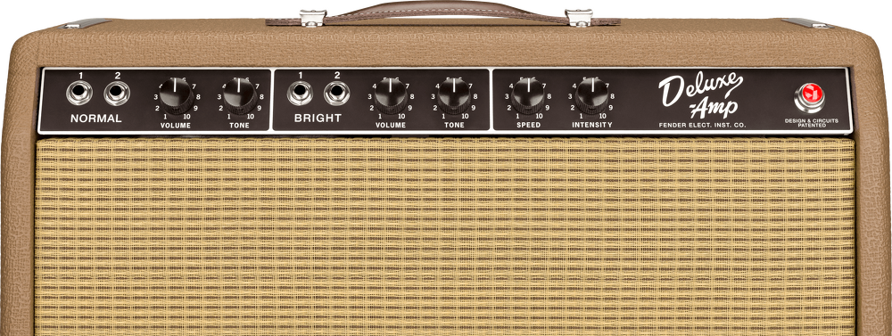 Fender '62 Deluxe Amp 120V Brown and Wheat controls