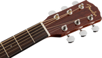 Fender CC-60S Concert Acoustic Guitar - Natural With Walnut Fretboard headstock