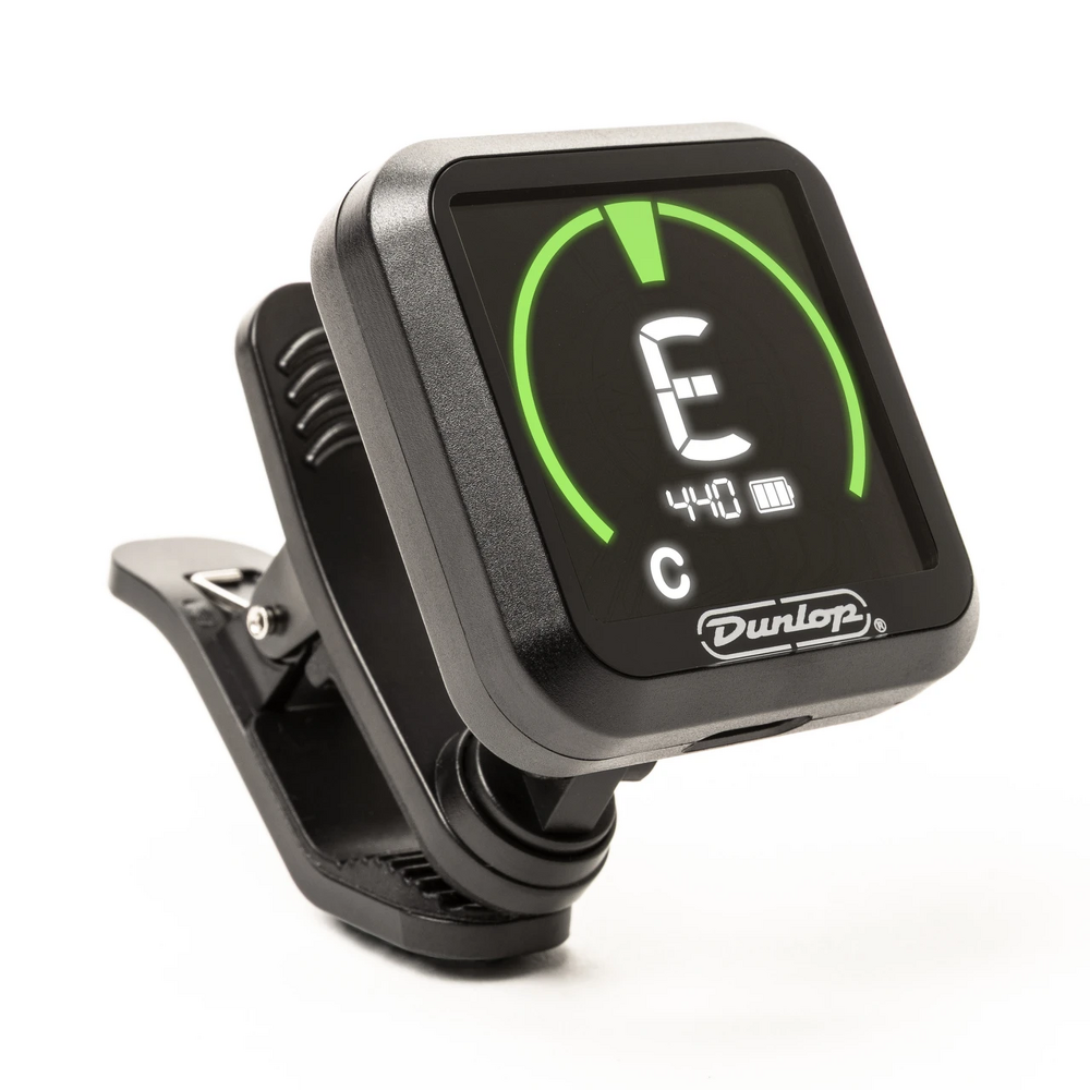Dunlop DTC3 Rechargeable Clip-On Tuner — front angle