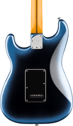 Fender American Professional Stratocaster HSS Electric Guitar - Dark Night — three-quarter back view
