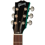 Gibson J-45 Standard Acoustic Electric Guitar - Translucent Teal headstock