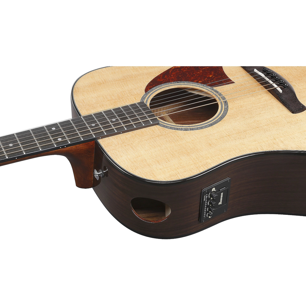Ibanez Advanced Acoustic AAD58E Acoustic Electric Guitar - Natural High Gloss — Detail 1