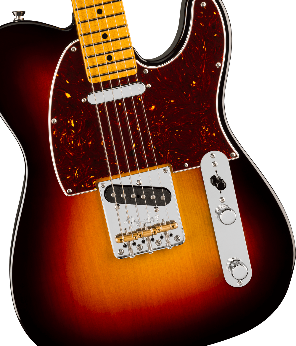 Fender American Professional Telecaster Electric Guitar - 3 Color Sunburst — Three quarter front 3