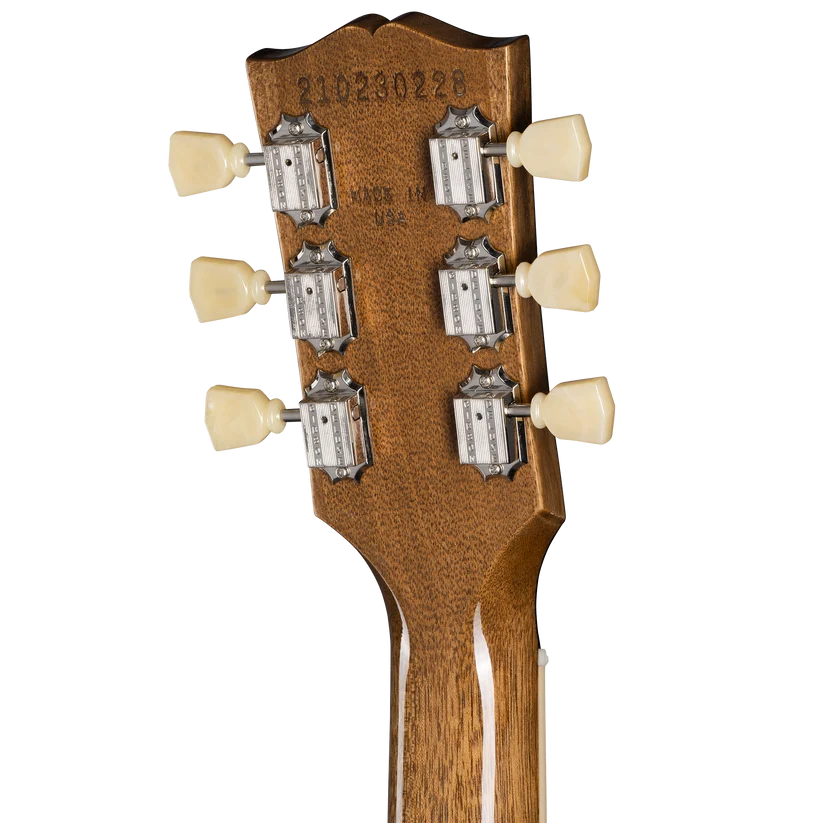 Gibson Les Paul Standard '50s Plain Top Electric Guitar - Classic White headstock, back