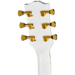 Epiphone Alex Lifeson 1976 ES-355 Reissue Electric Guitar - Alpine White headstock, back
