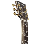 Ibanez Artwood AW391CE Acoustic-electric Guitar - Black High Gloss headstock