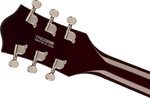 Gretsch G5655T-QM Electromatic Center Block Jr. Quilt Semi-Hollowbody Electric Guitar - Sweet Tea headstock, back