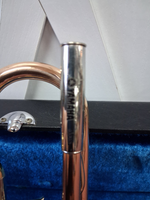 Used Yamaha YTR-634 Professional Brass Trumpet - With Case and Mouthpiece — Detail 4