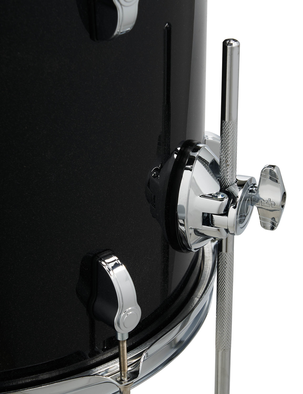 PDP New Yorker 4-Piece Drum Set Shell Pack - Black Onyx Sparkle — Detail 4