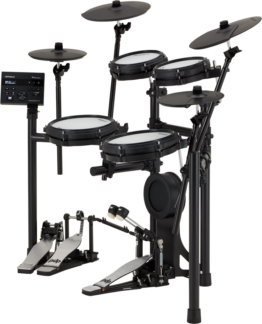 Roland TD-07KV2 V-Drums Electronic Drum Set — front angle