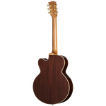 Gibson Parlor Rosewood EC Acoustic Electric Guitar - Rosewood Burst — back view