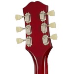 Epiphone ES-335 Semi-Hollowbody Electric Guitar - Cherry headstock, back